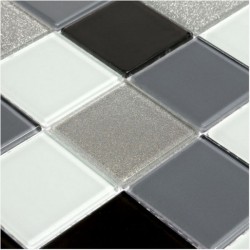 Влагоустойчиви мозаечни плочки от стъклокерамика Canus L-1140 от Betas Glass Mosai , с размер 30 x 30 см.